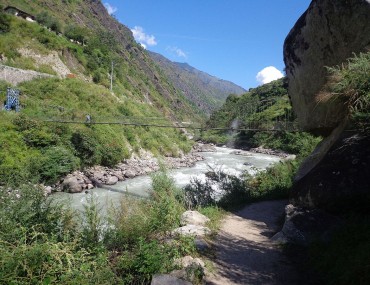 Langtang valley and River