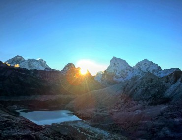 Sun Rising over Mt Everest