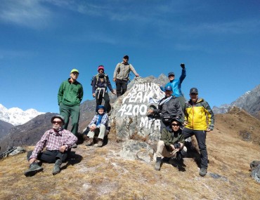 The konde peak, highest point of the this trip