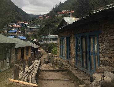 Monjo Village just before Sagaramatha National Park entrance