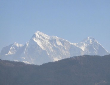 Numbur Himal view from Bulbule