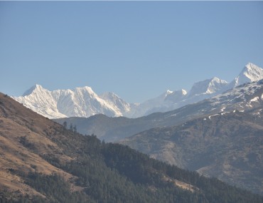 Numbur Himal Range from Pikey Peak